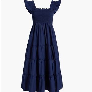 Navy Poplin Ellie Nap Dress